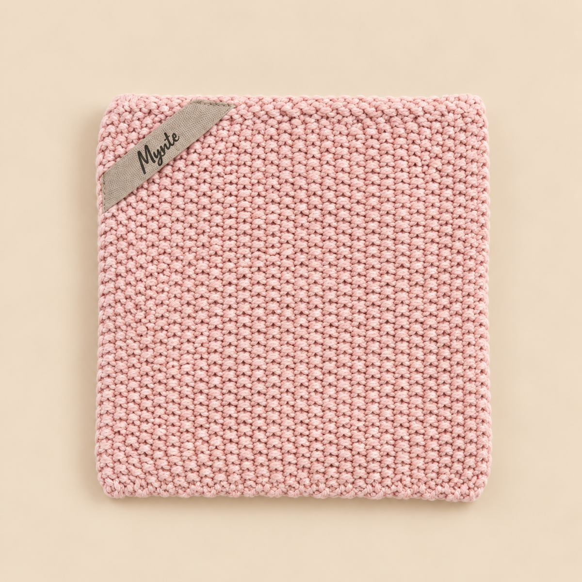 Presina in Maglia Mynte Rosa 22 x 22 cm