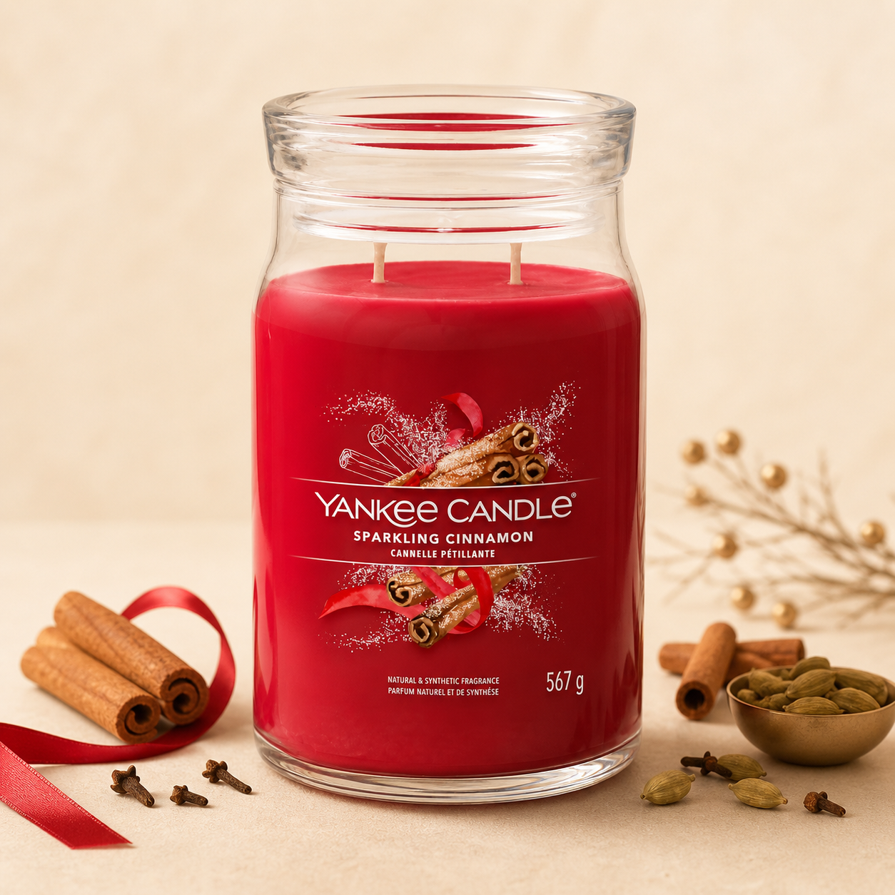 Yankee Candle Giara 567gr Sparkling Cinnamon