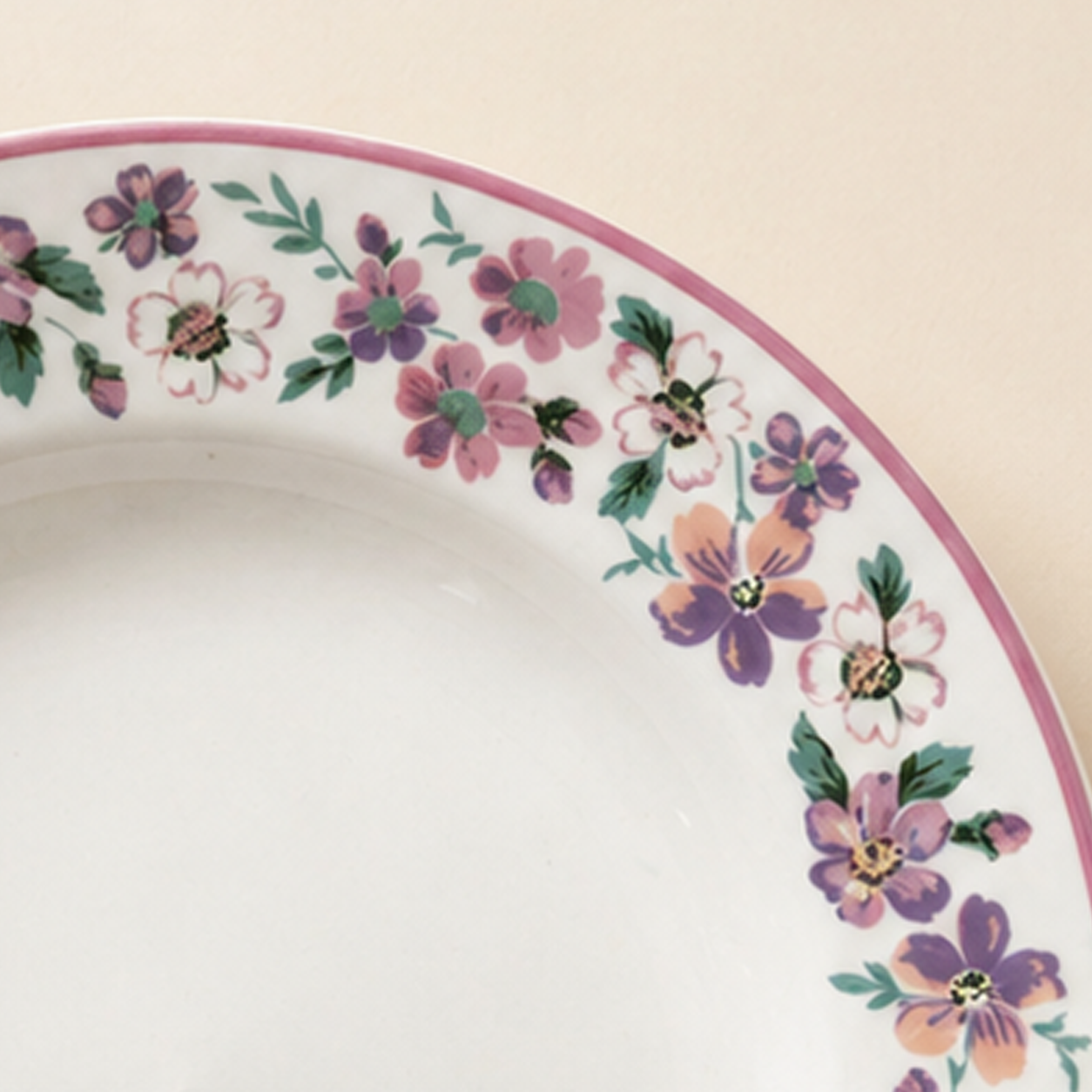 Piatto small Marie dusty rose