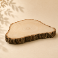 Disco in Legno con Corteccia Naturale – Ø 29 x 27 cm