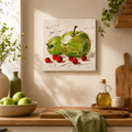 Dipinto a Mano Mele – 30 x 30 cm