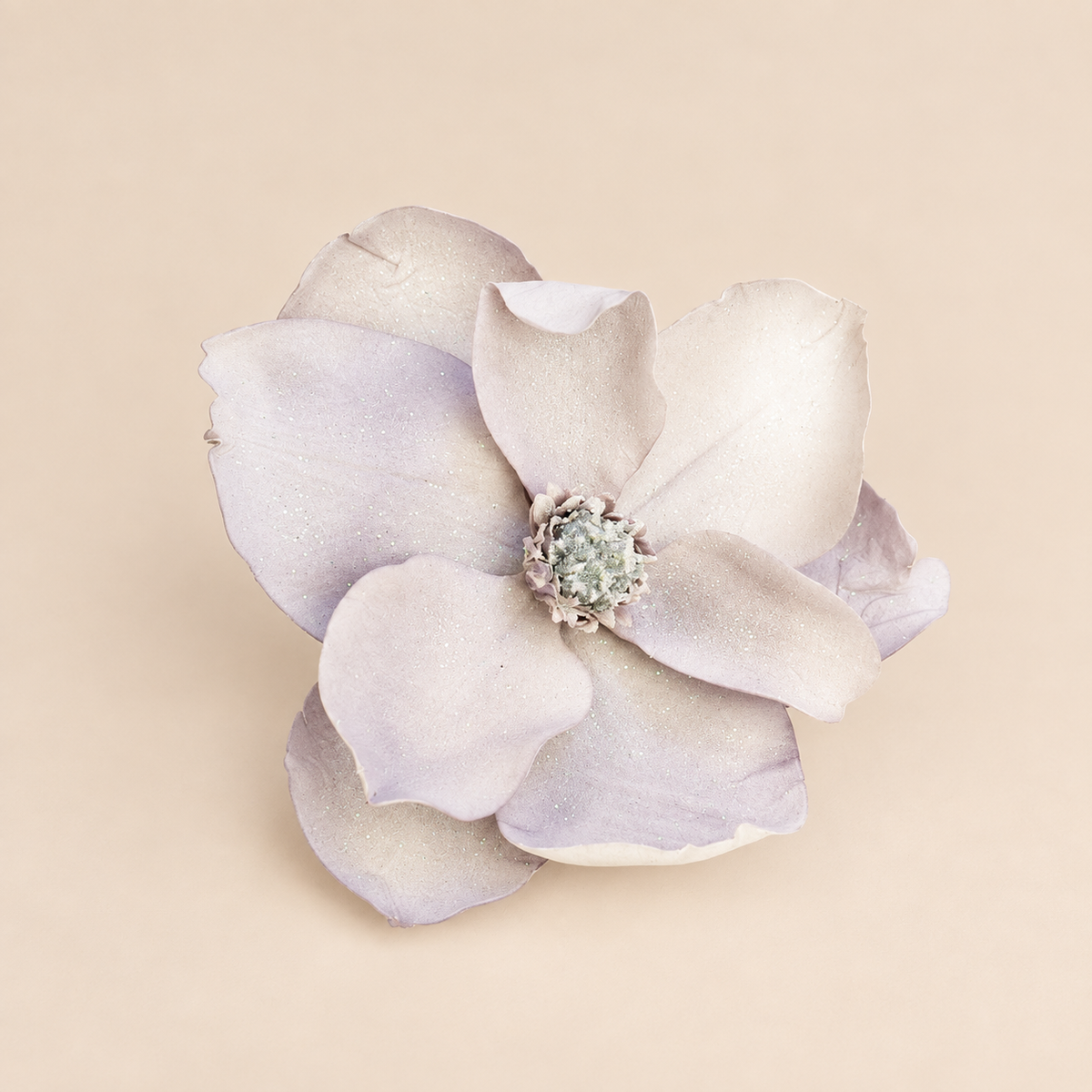 Fiore Magnolia Decorativa Lavanda Rosato - EDG