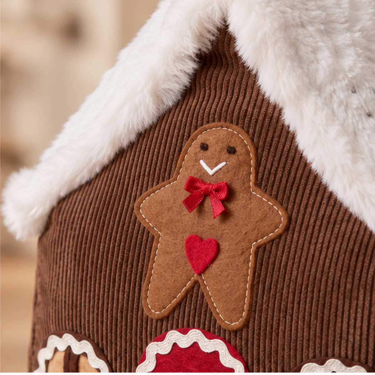 Fermaporta casetta Dolce villaggio gingerbread
