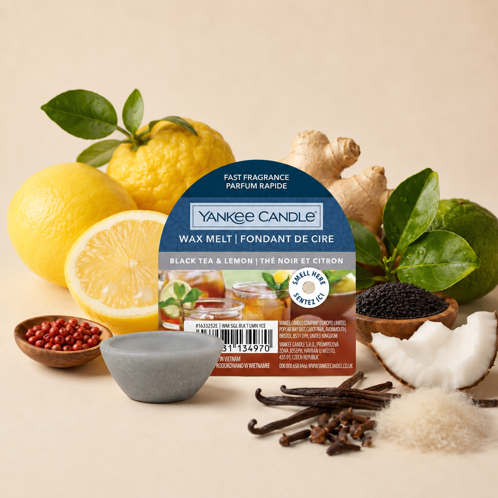 Yankee Candle cera Black tea & Lemon