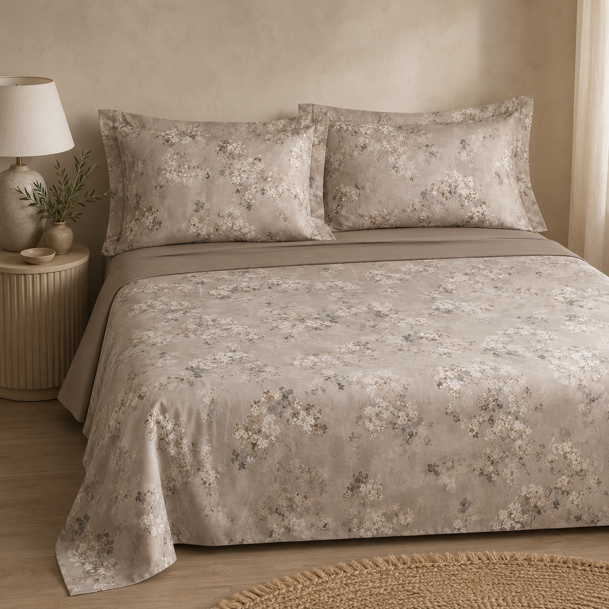 Completo Letto Matrimoniale Boboli Fazzini – 100% Puro Cotone