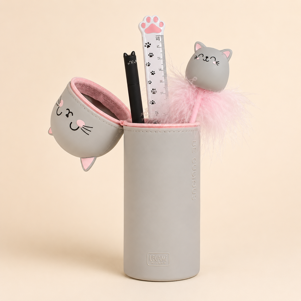 Astuccio Kitty Legami 2 in 1 in Silicone
