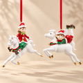 Decorazione Natalizia Elfo su Cavallo