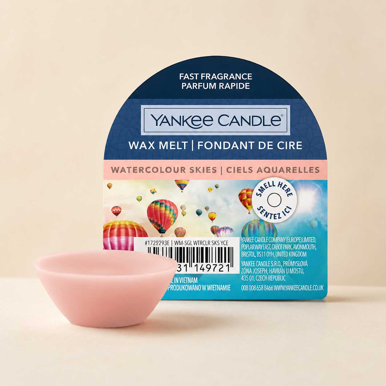 Yankee Candle cera Watercolour Skies
