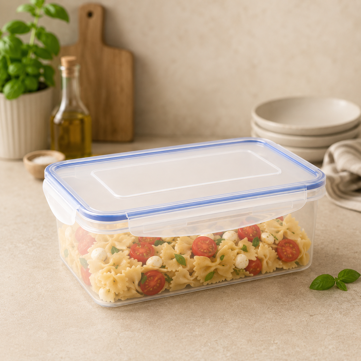 Contenitore Ermetico Rettangolare Fresh Box Trasparente – 2,5 L
