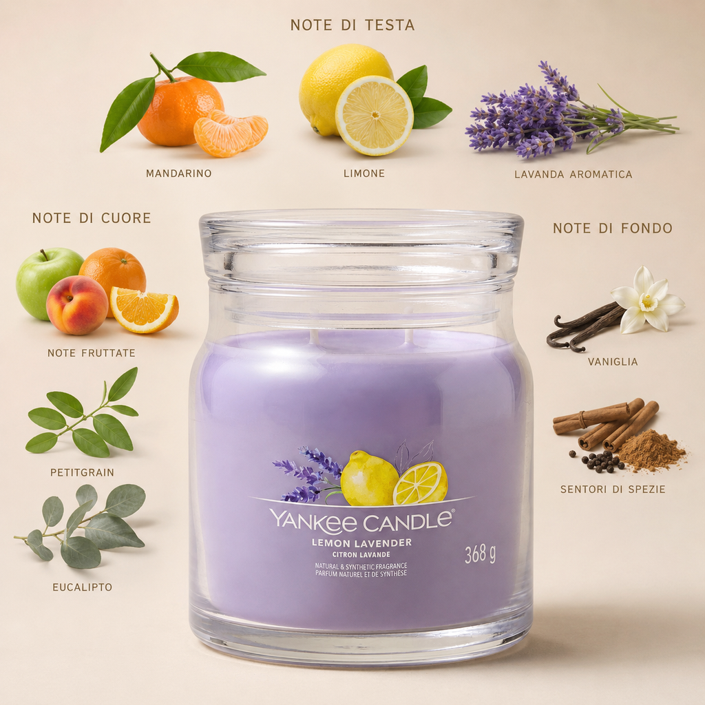 Yankee Candle Giara 368gr Lemon Lavander
