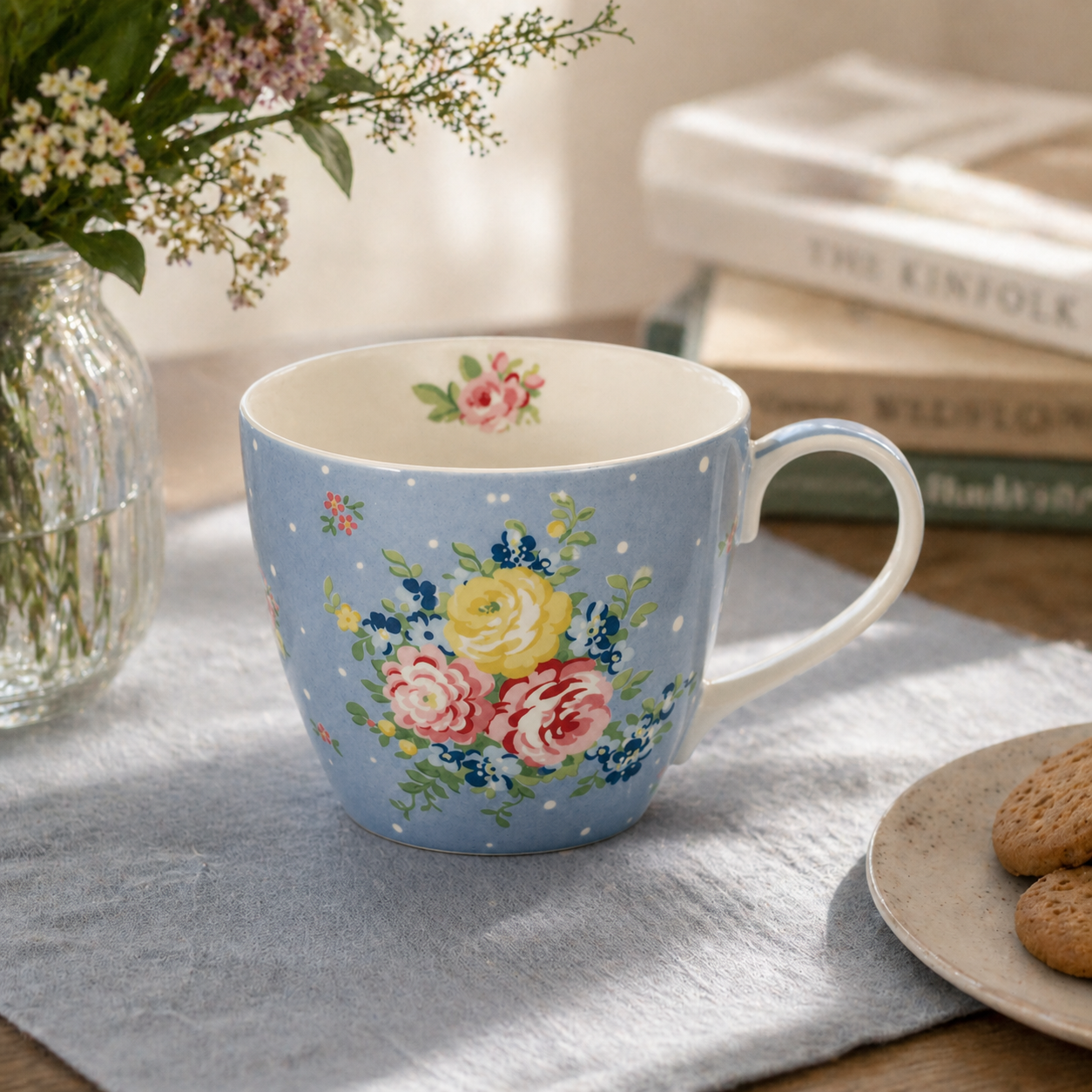 Tazza Laura dusty blue