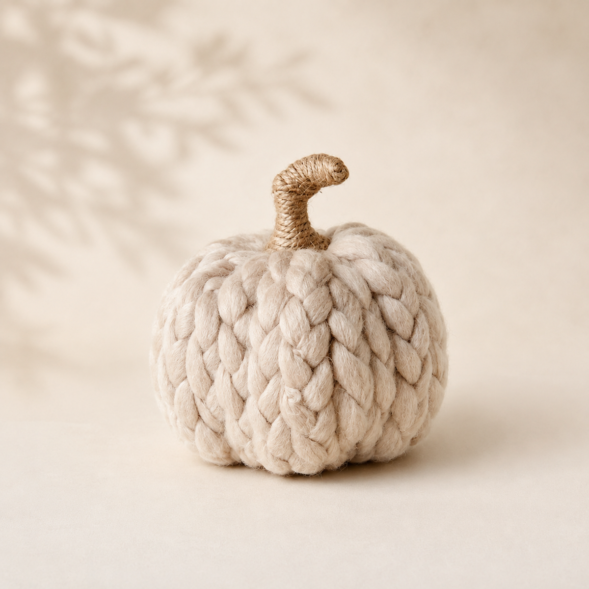 Zucca intrecciata Beige