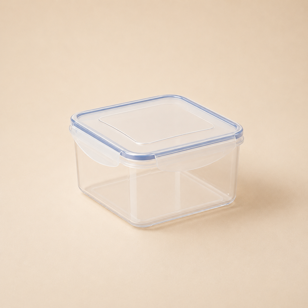 Contenitore Ermetico Quadrato Fresh Box Trasparente – 0,70 L