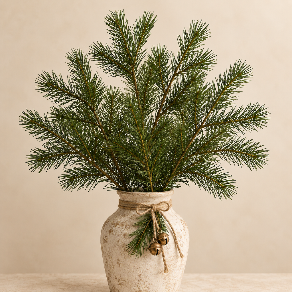 Ramo di Pino Artificiale Scandinavo Verde h.62 cm