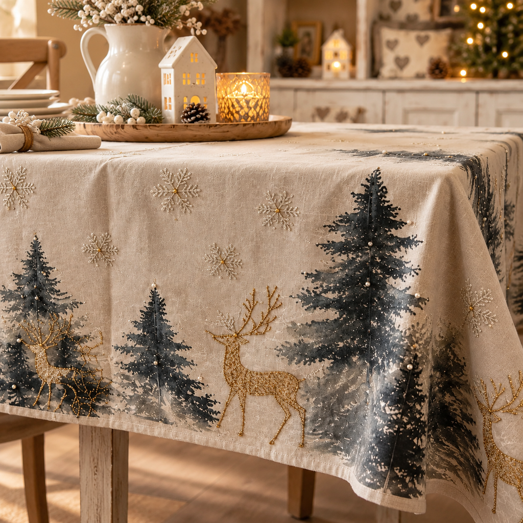 Tovaglia Renne in Cotone 150 x 230 cm