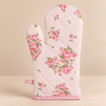 Guanto da Forno Sweet Roses in Cotone 18 x 30 cm