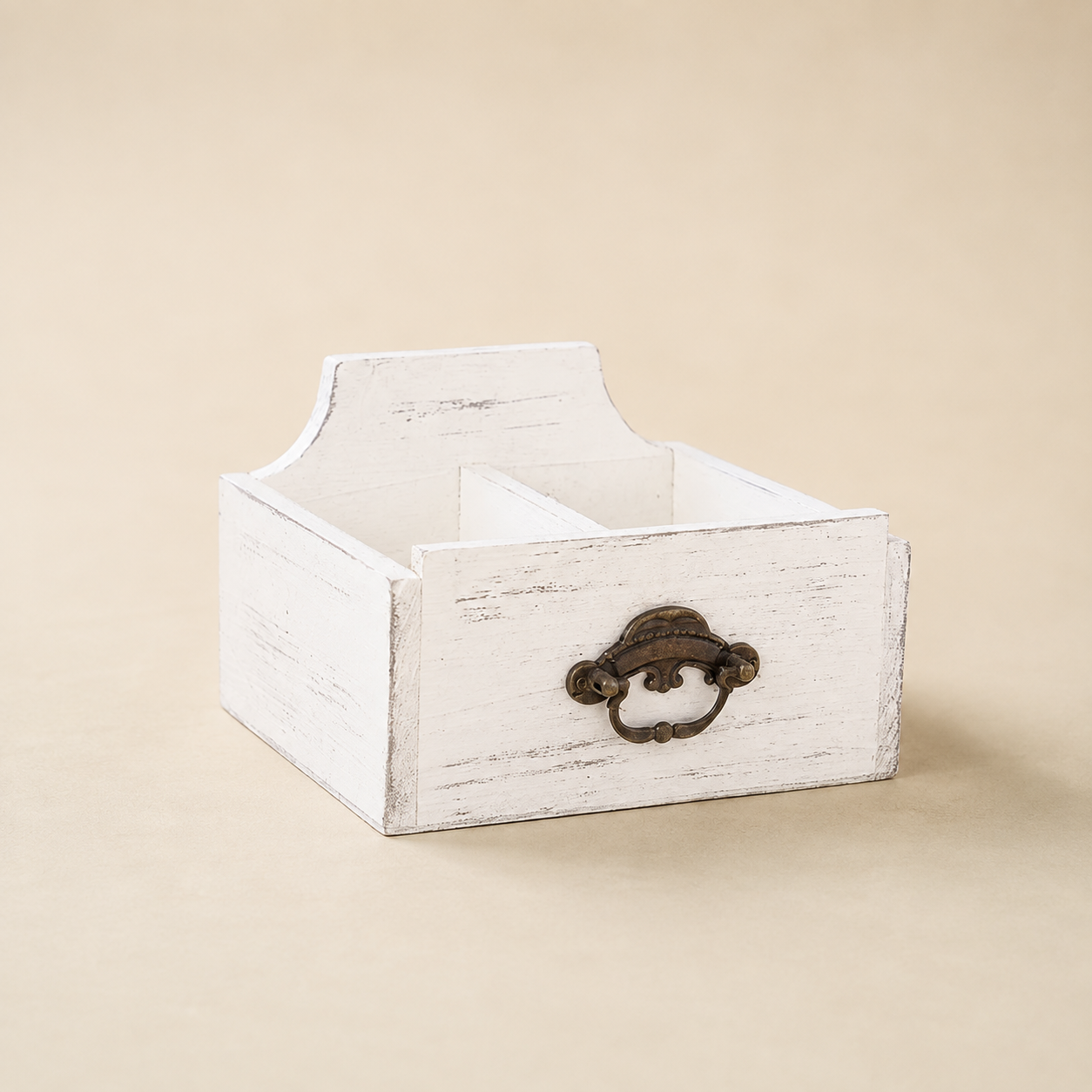 Contenitore organizzativo a cassetto in legno 21cm