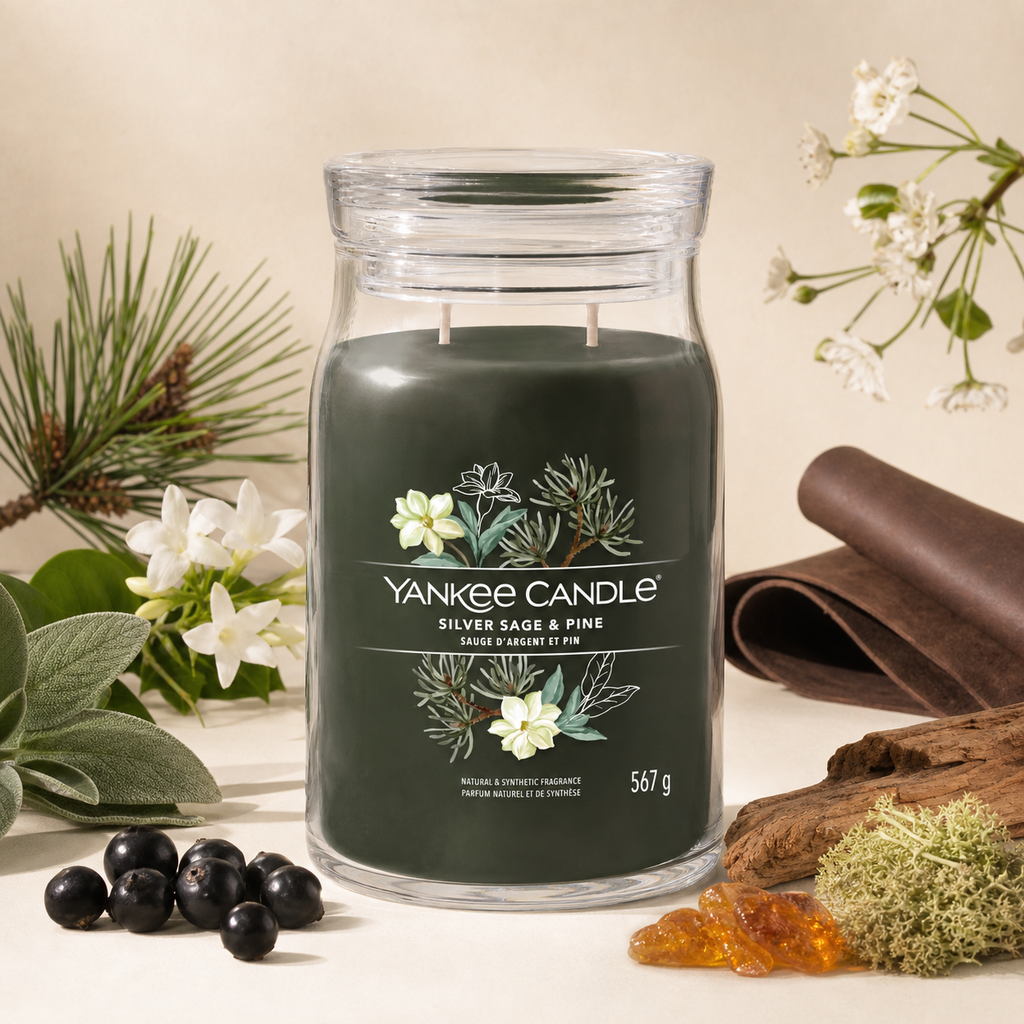 Yankee Candle Giara 567gr Silver Sage & Pine