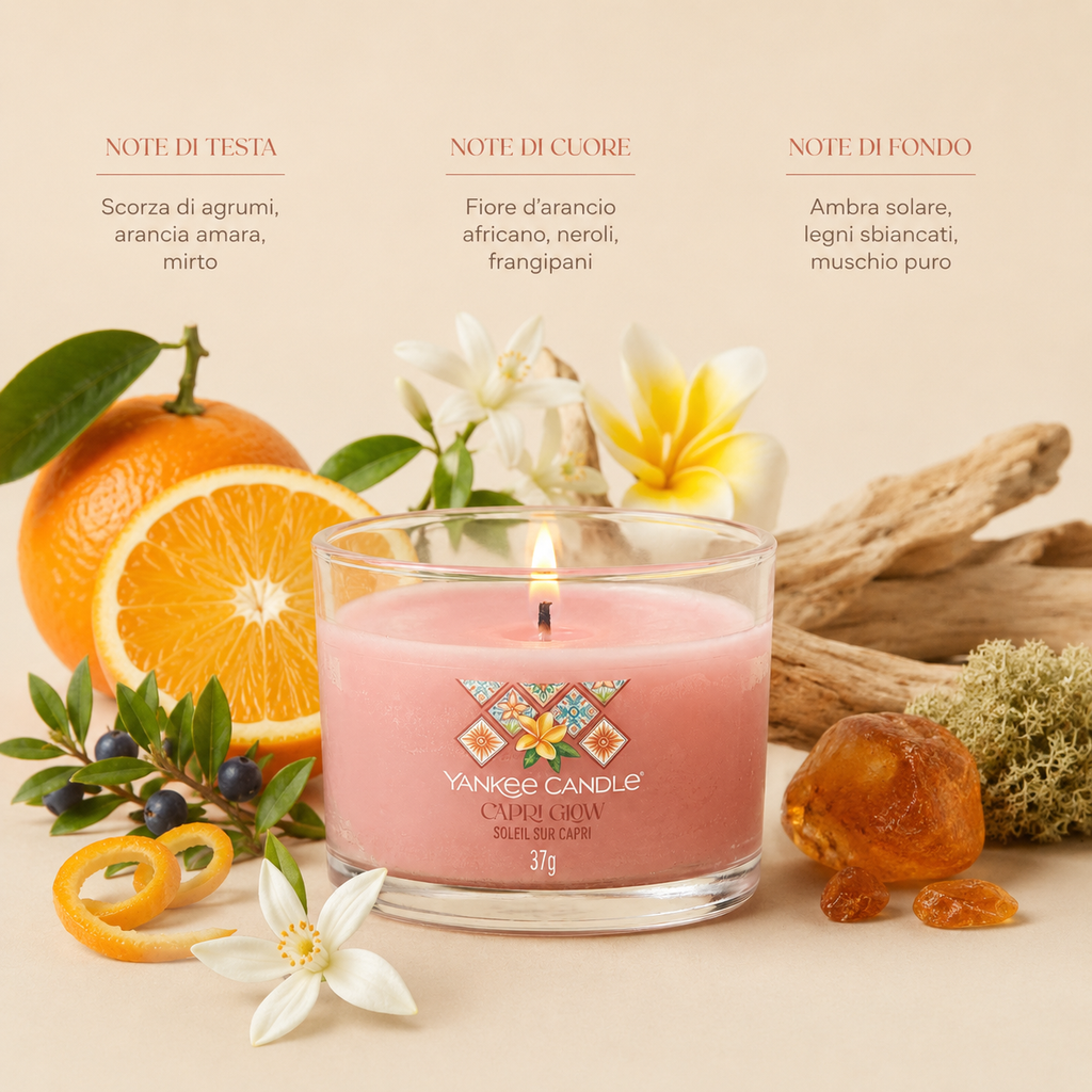 Yankee Candle mini candela Capri Glow