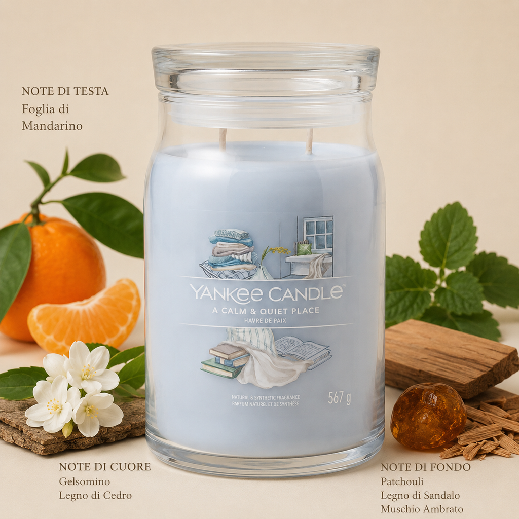 Yankee Candle Giara 567gr Calm & Quiet