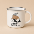 Tazza in Porcellana Bone China The Lazy Team 350 ml - Legami