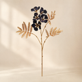 Ramo Delonix Rex Oro e Blu Notte – H 83 cm