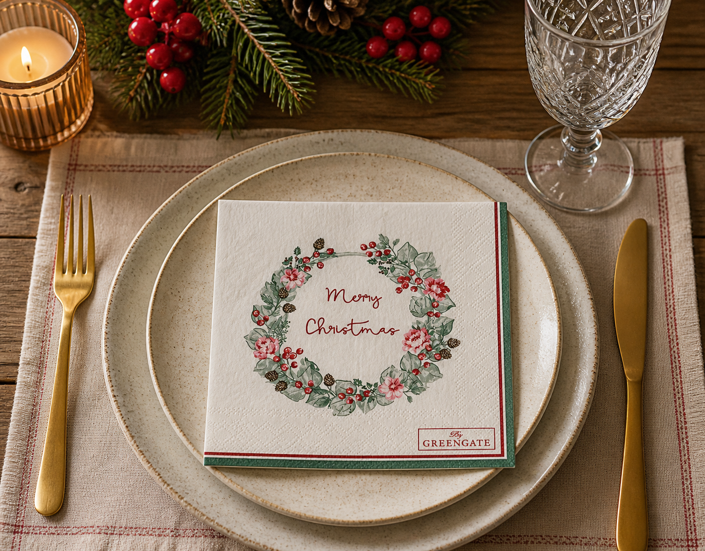 Tovaglioli carta Merry Christmas