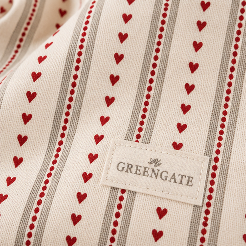Runner da Tavola Esther GreenGate Rosso 30 x 220 cm