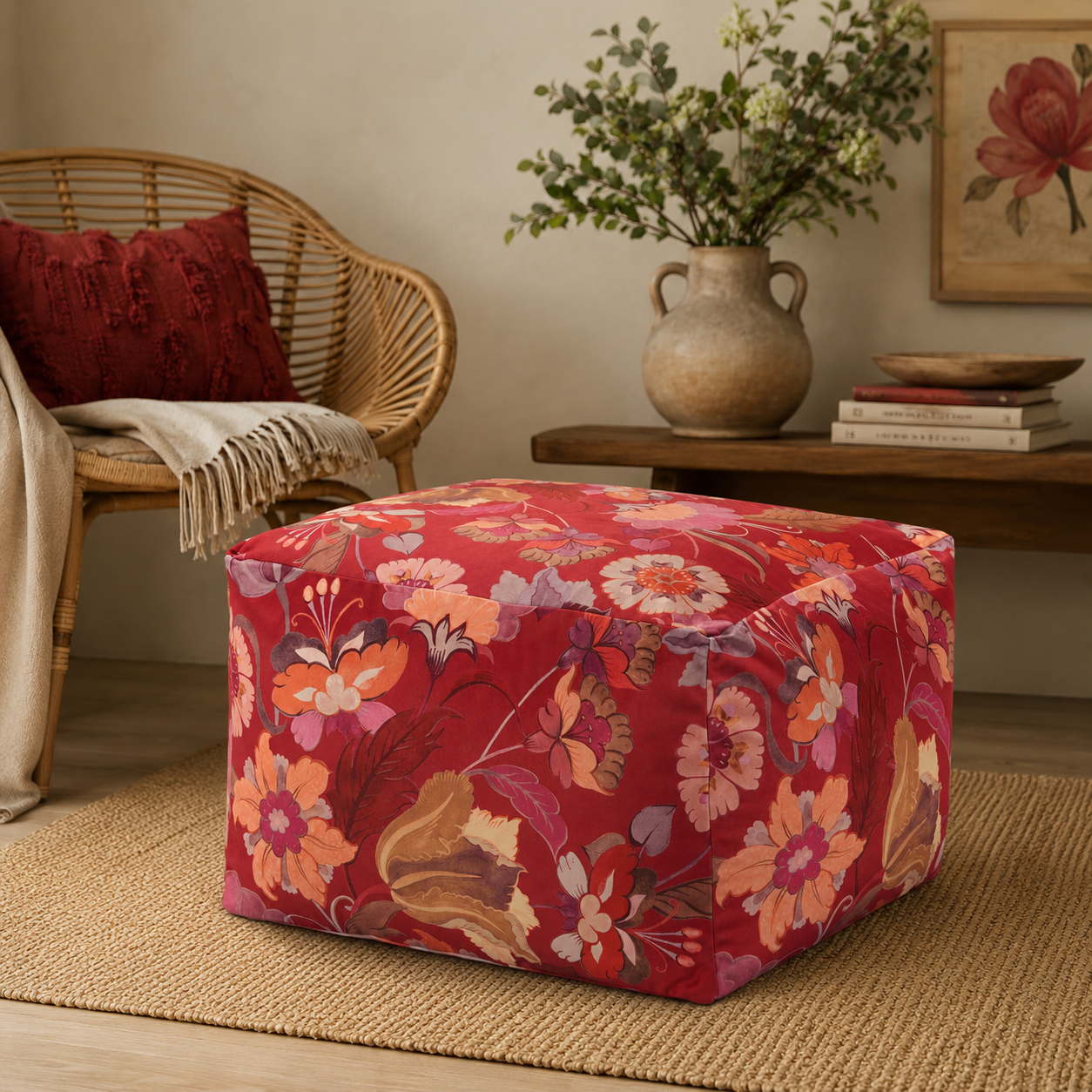 Pouf quadrato Valencia