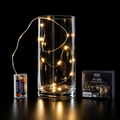 Catena Luminosa MicroLED 20 LED Bianco Caldo 140 cm a Batteria - EDG