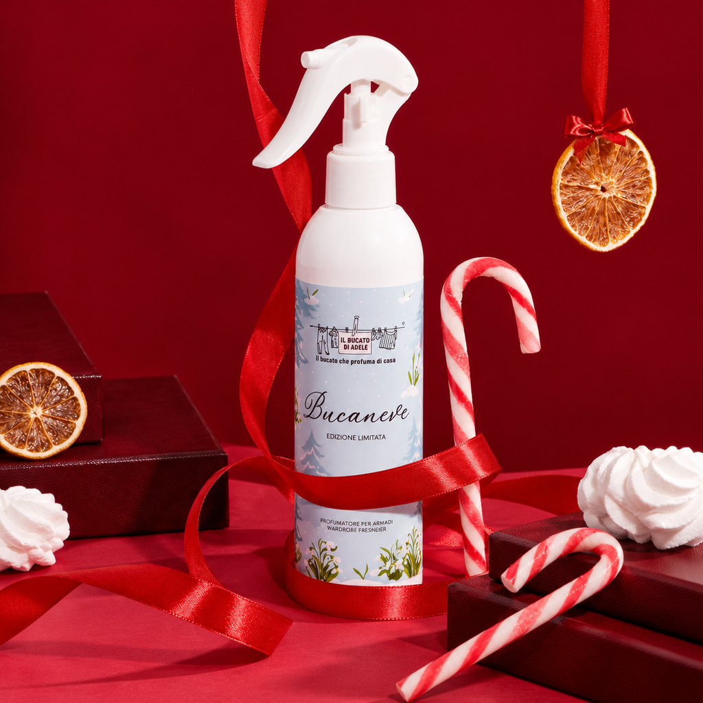 Spray Profuma Tessuti Agrumato e Floreale Il Bucato di Adele Bucaneve Edizione Limitata –