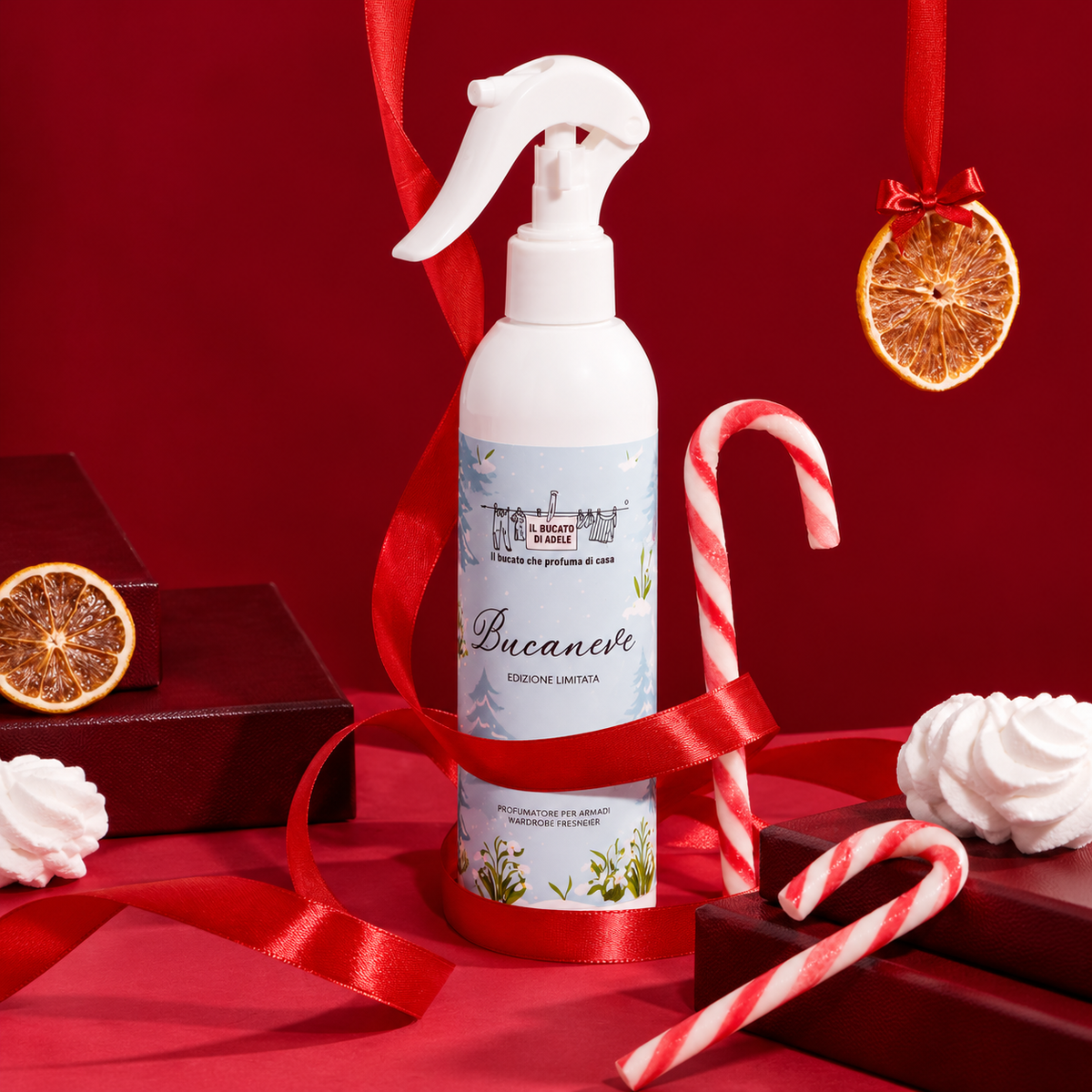 Spray Profuma Tessuti Agrumato e Floreale Il Bucato di Adele Bucaneve Edizione Limitata –