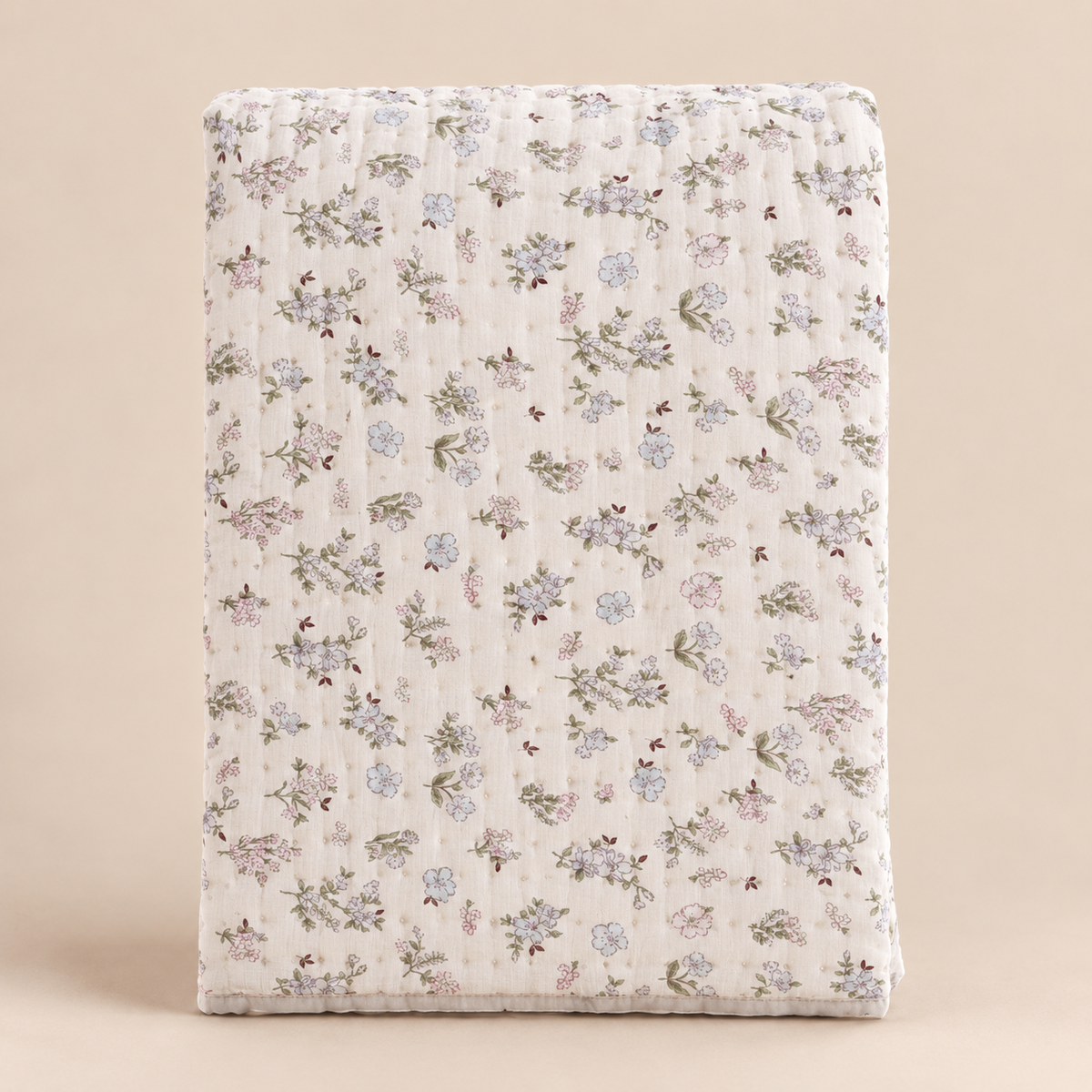 Trapunta Singola Fantasia Floreale 330 GSM 180 x 260 cm - Collezione Hiver Fleuri