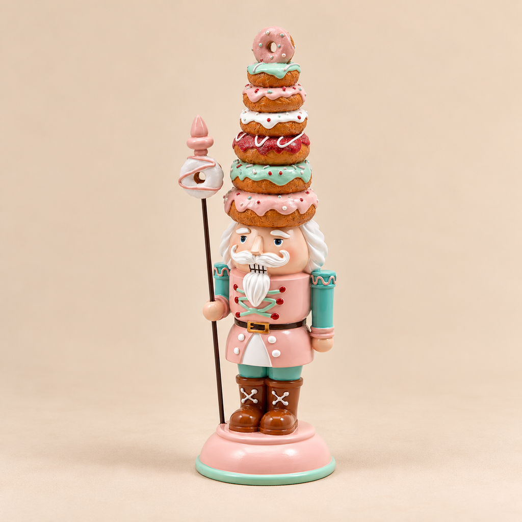 Schiaccianoci Natalizio EDG con Torre di Donut 30cm