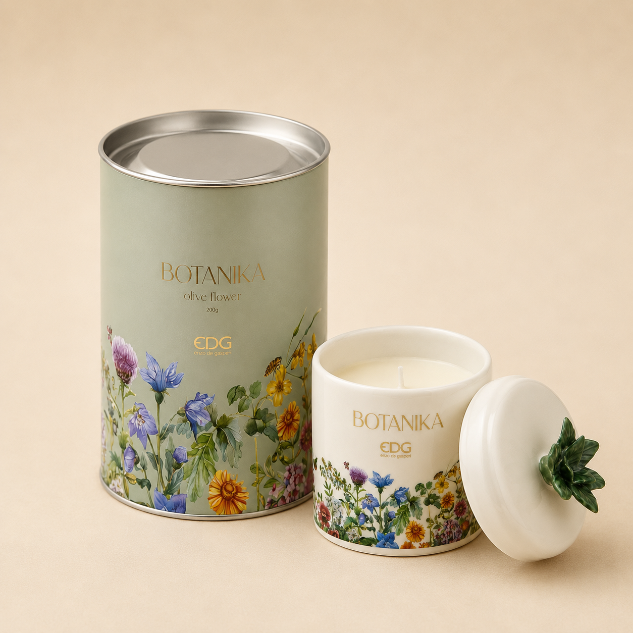 Candela  EDG"Botanika" Fiori d'ulivo