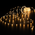 Catena Luminosa MicroLED Bianco Caldo 15 m a Luce Fissa - EDG