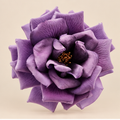 Rosa Viola in Tessuto Ø16 cm