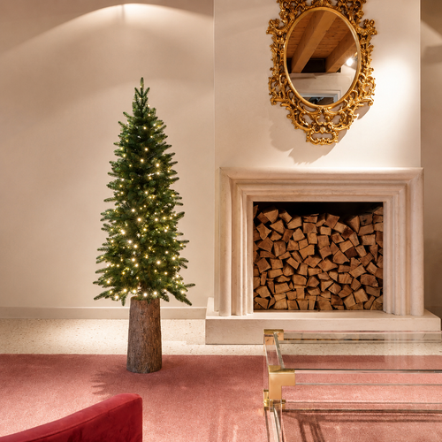 Albero di Natale Slim EDG con 260 mini LED h.150cm
