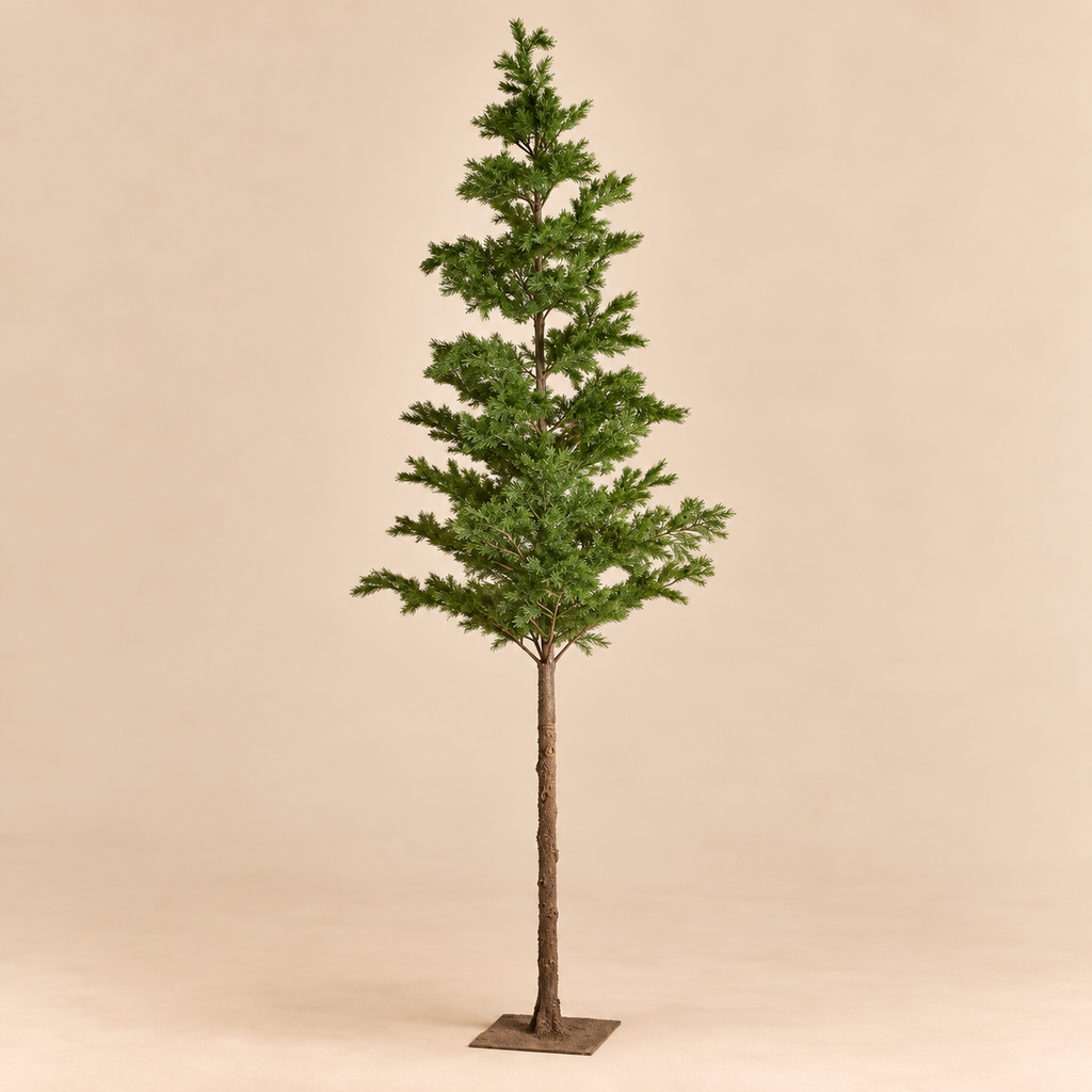 Pino Artificiale West Slim H 225 cm con Tronco a Vista - EDG