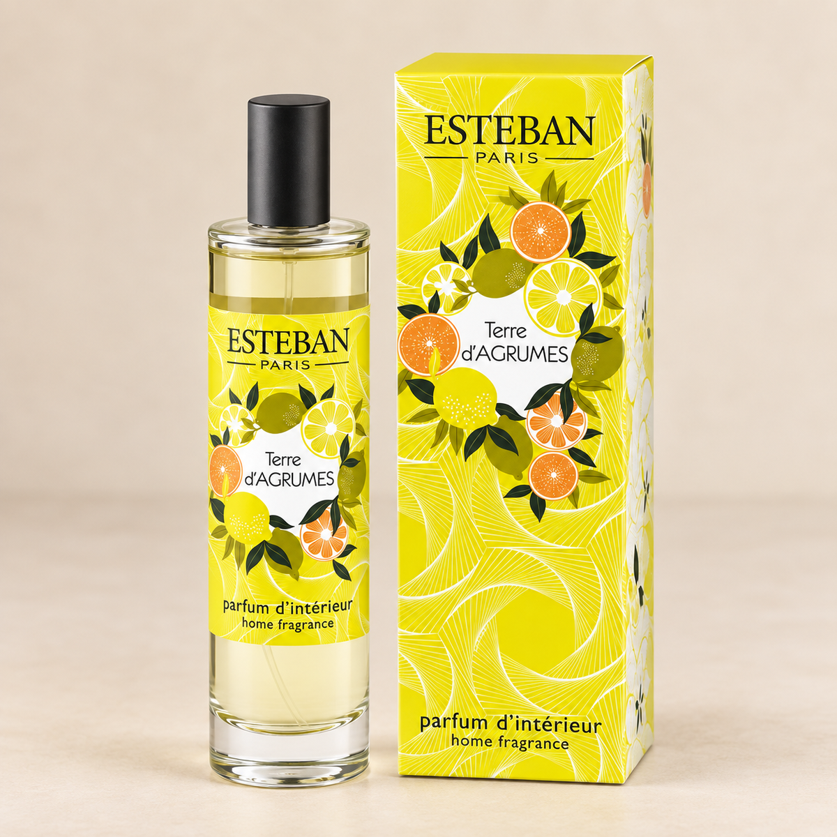 Essenza Spray per ambienti – Esteban Paris | Spray 75 ml Terre d'agrumes