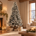 Albero di Natale innevato Merano EDG h.210cm