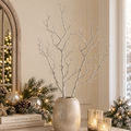 Ramo Decorativo Argentato H81 cm