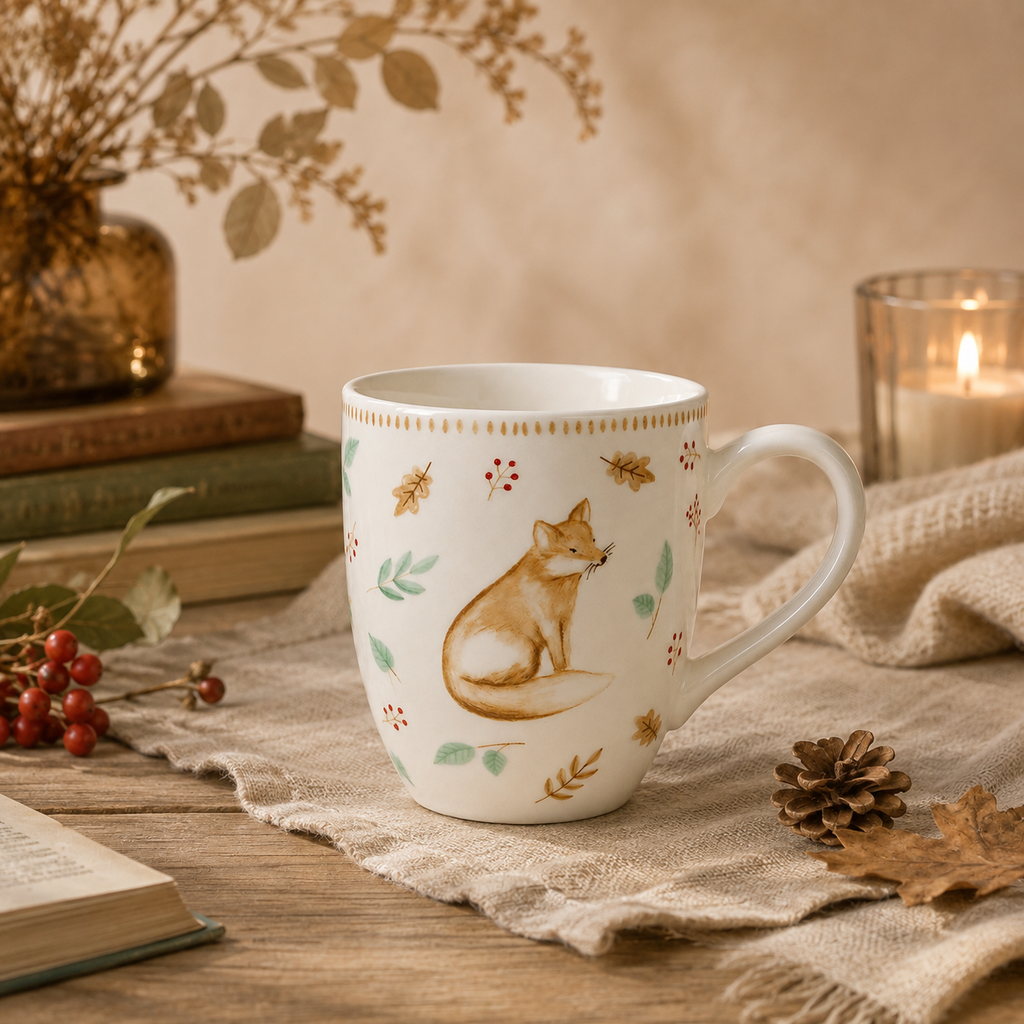 Mug Volpe in Ceramica