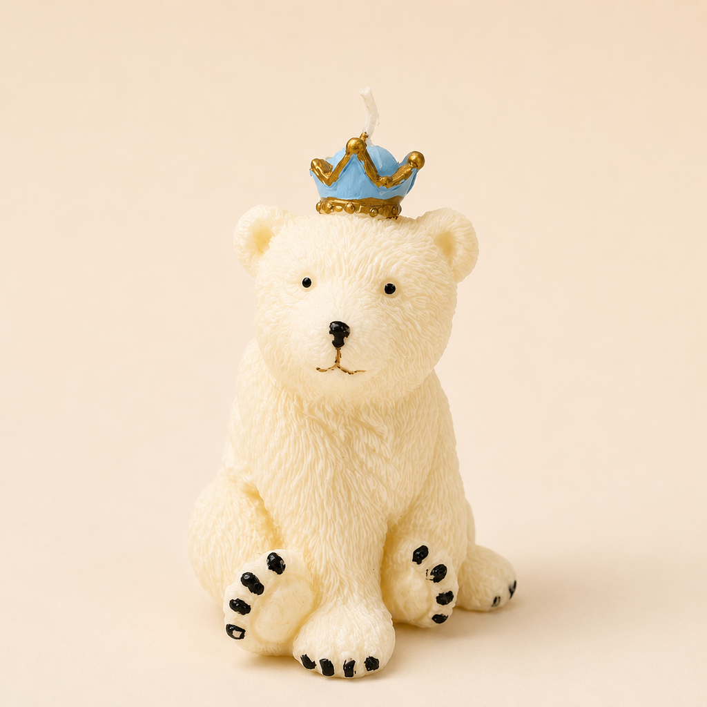 Candela orso con corona (seconda scelta)