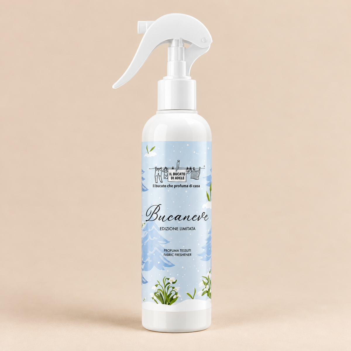 Spray Profuma Tessuti Agrumato e Floreale Il Bucato di Adele Bucaneve Edizione Limitata –