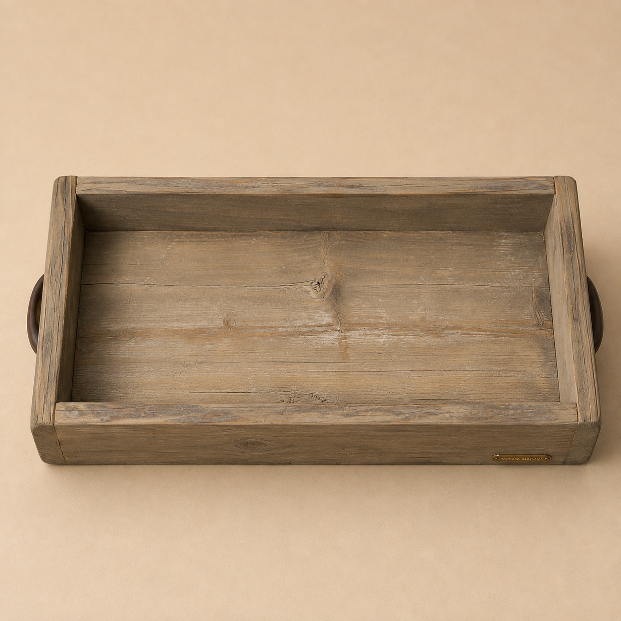 Cassetta Vassoio in Legno Riciclato – 44 x 20 x H 8 cm