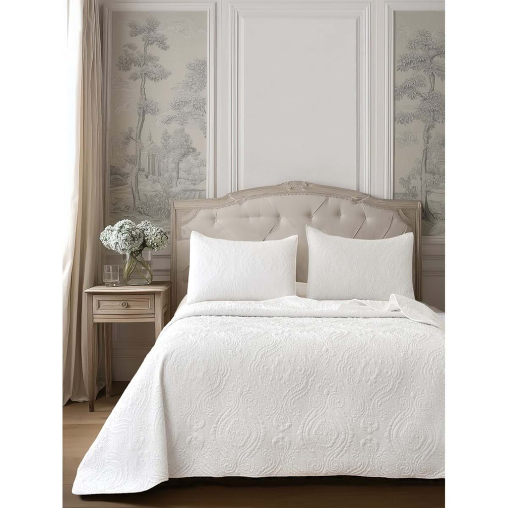 Set 2 copriguanciali "Ricamo di cotone" - LB HOME