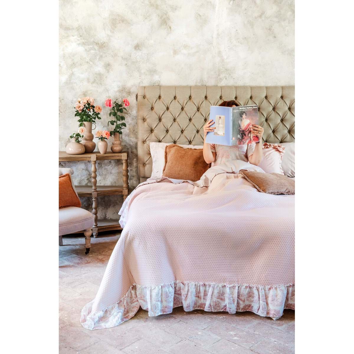 Trapunta singola "Toile de jouy" - LB HOME