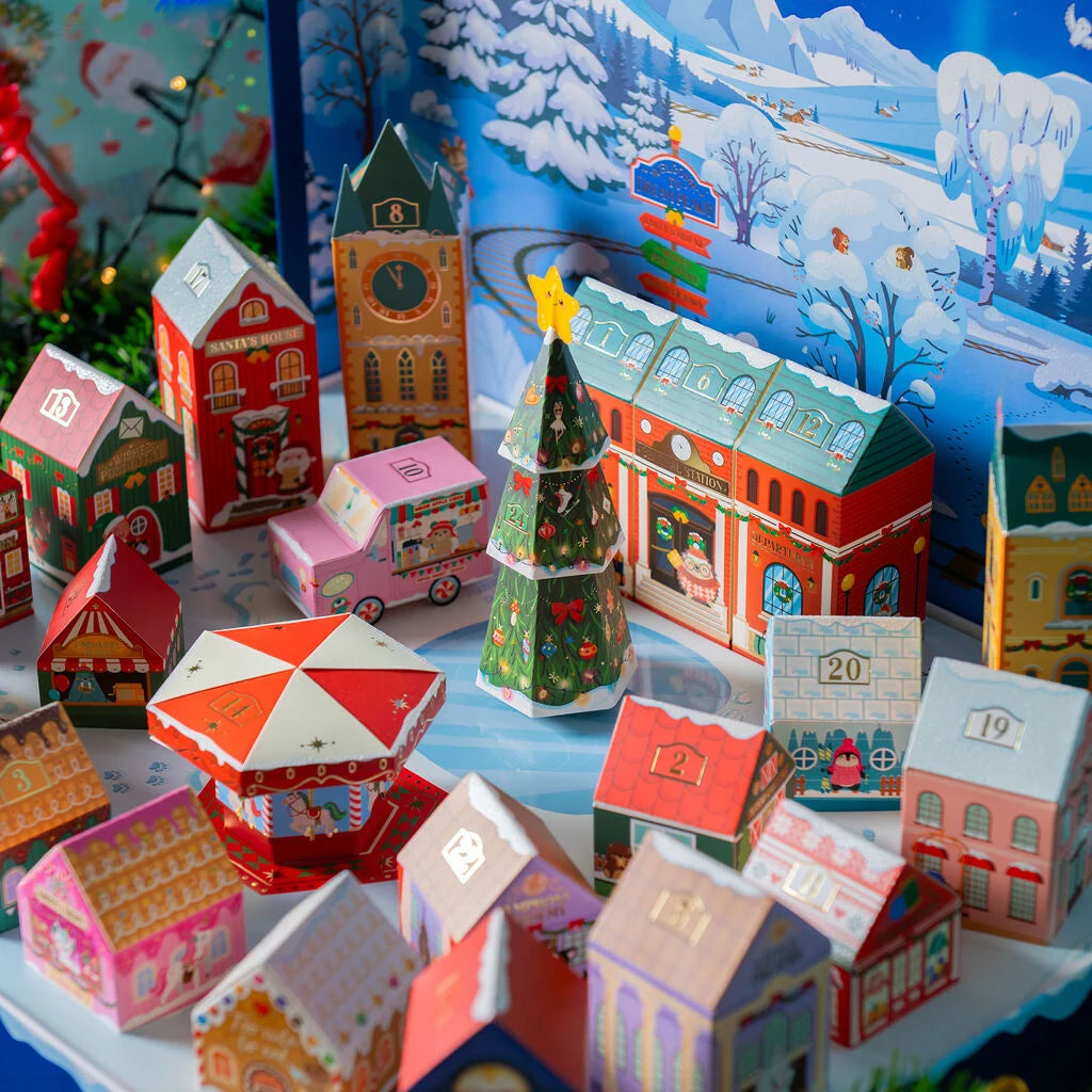 Calendario dell'Avvento Dream Peaks Legami con 24 Sorprese e Villaggio Natalizio 3D – Edizione Speciale