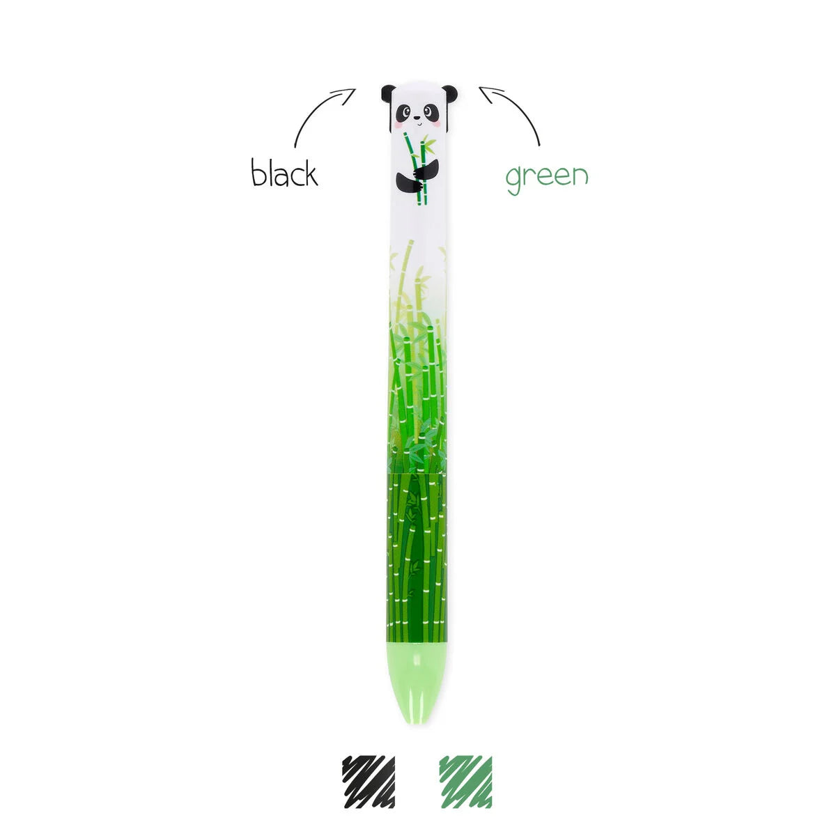 Penna a Sfera a Due Colori Click&amp;Clack – Panda di Legami